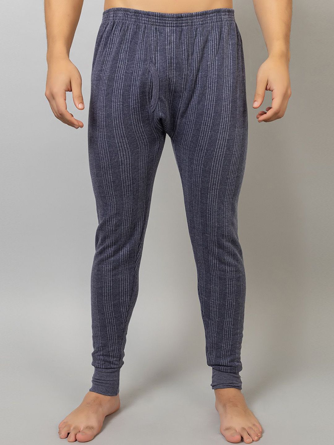 ZEFFIT Men Striped Cotton Thermal Bottoms-picture-16