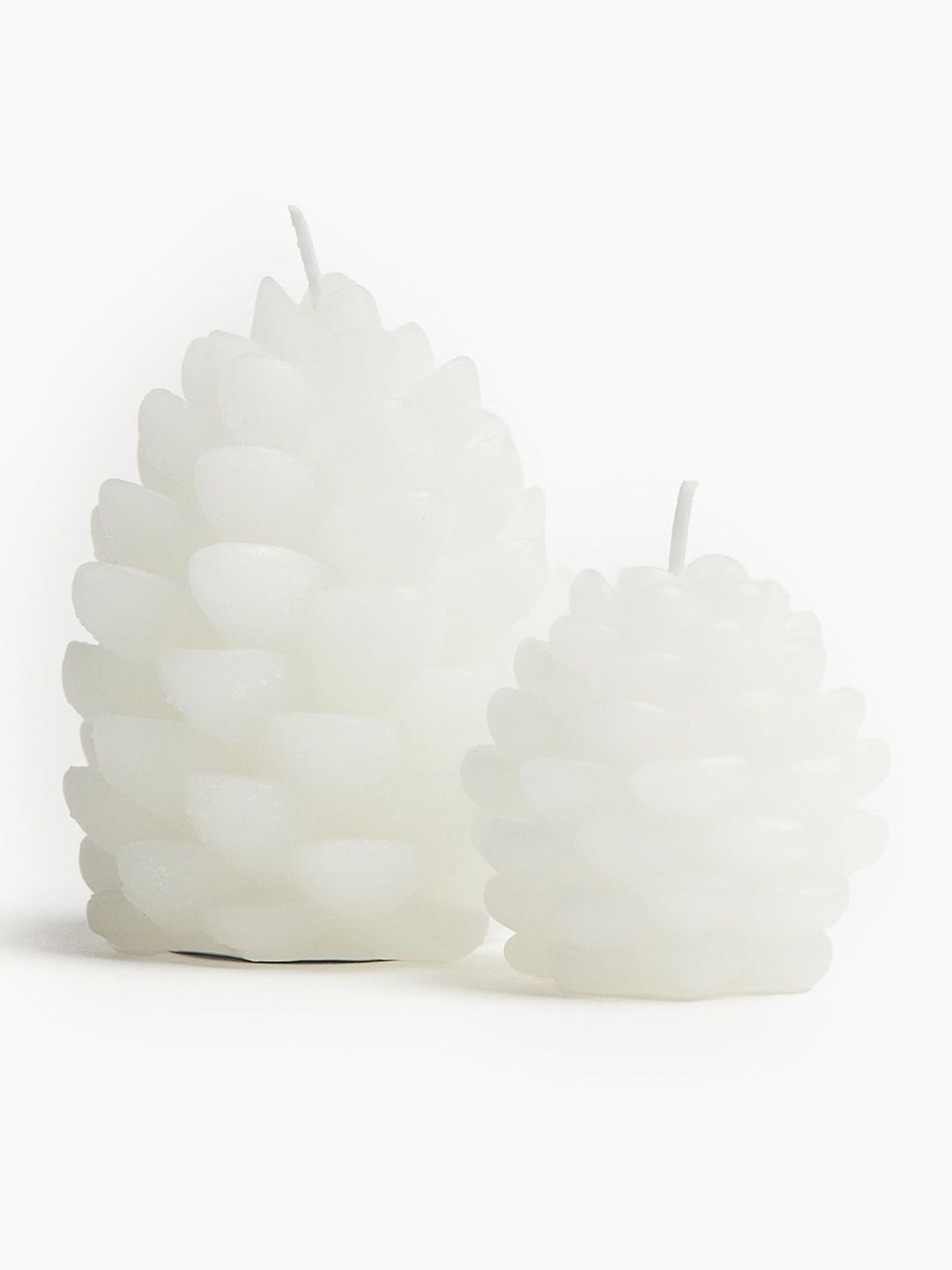 H&M White Small Pine-Cone-Shaped Candle-picture-39