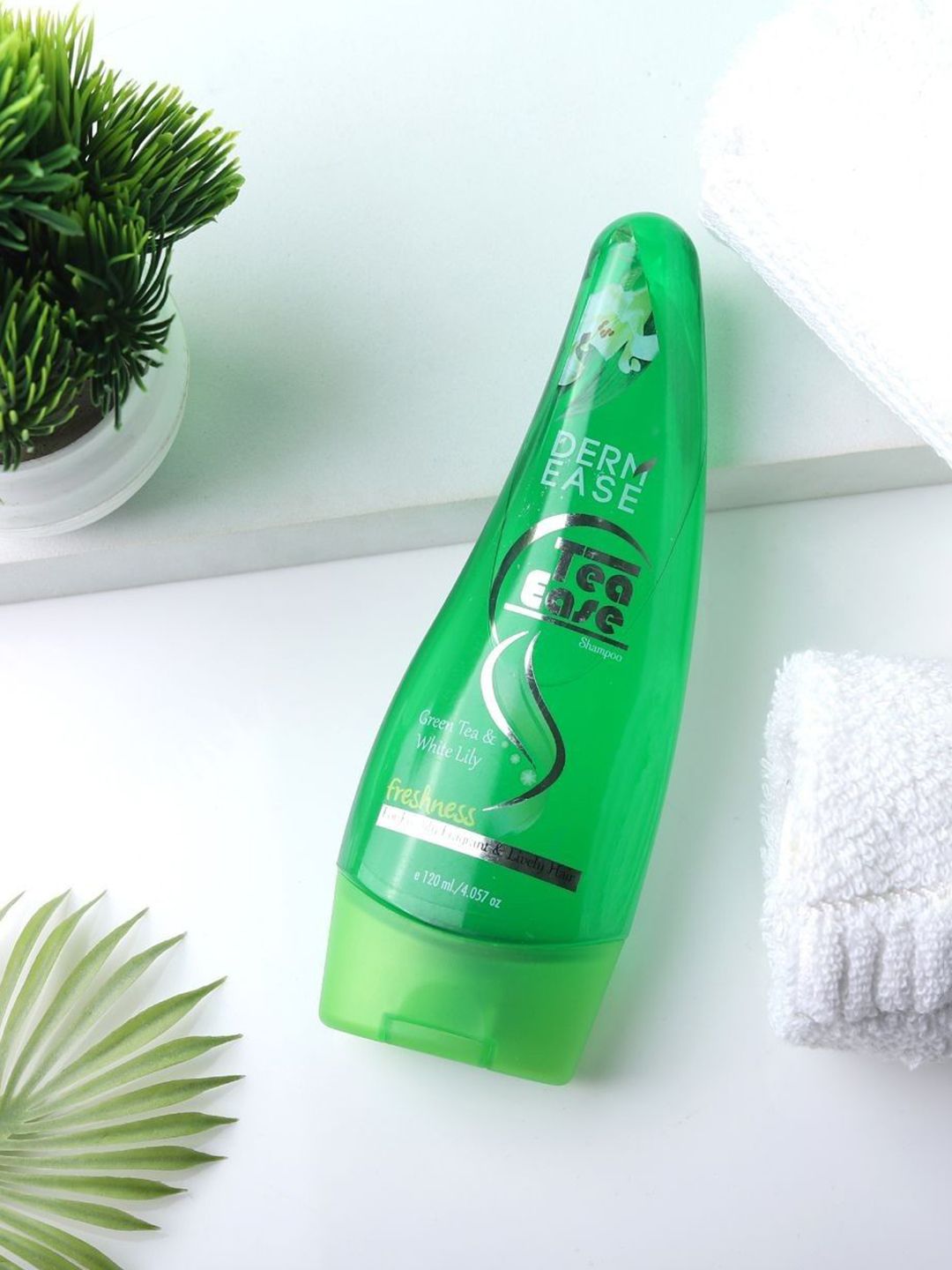 DERMEASE Tea Ease Shampoo With Green Tea & White Lily - 250 ml-image-47