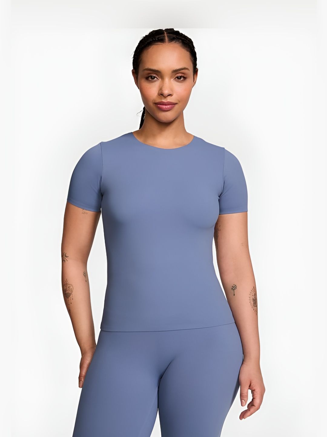Victoria's Secret Women Solid Round Neck T-shirt-picture-20