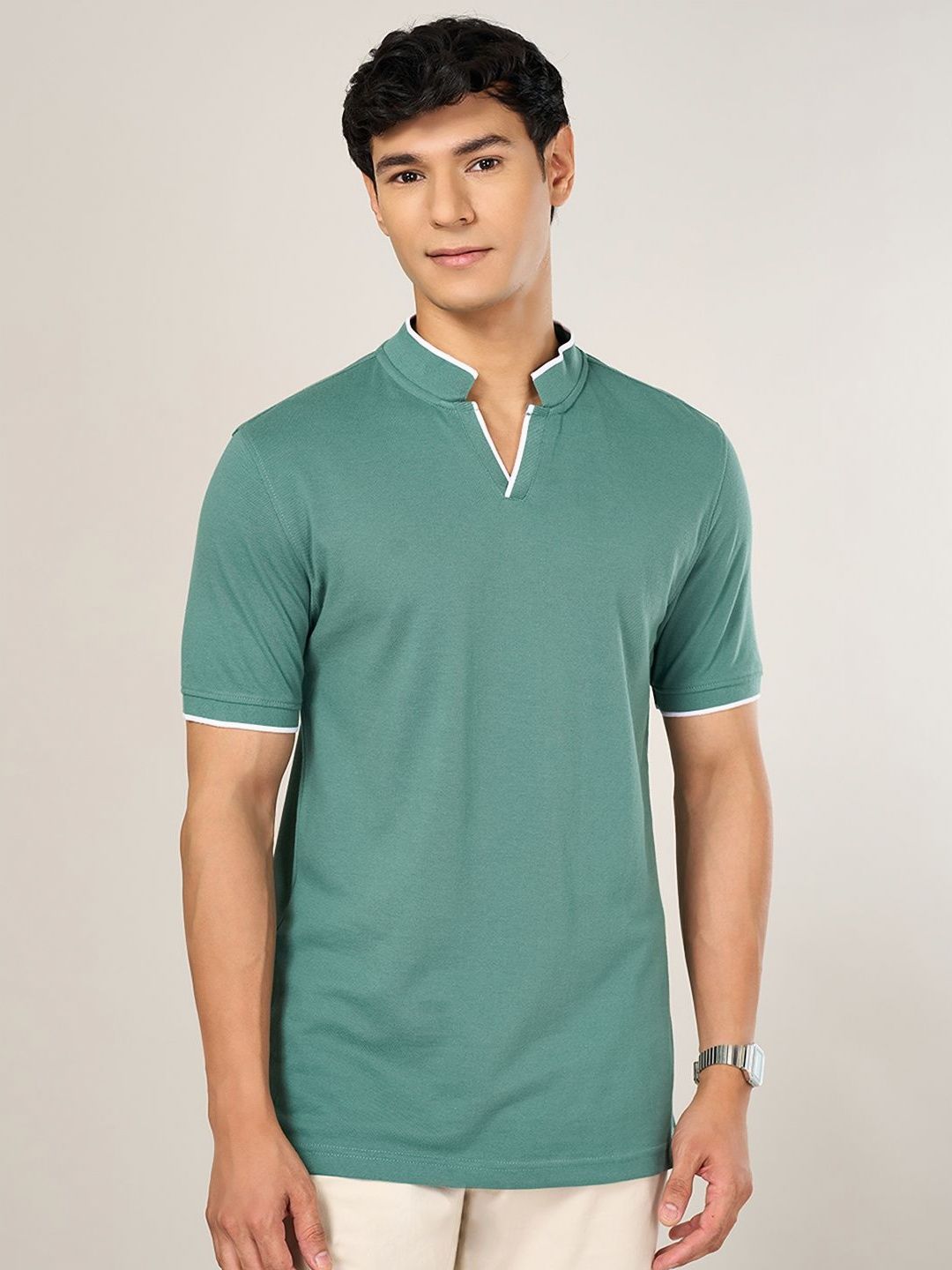 BYFORD by Pantaloons Men Pockets Slim Fit T-shirt-picture-21