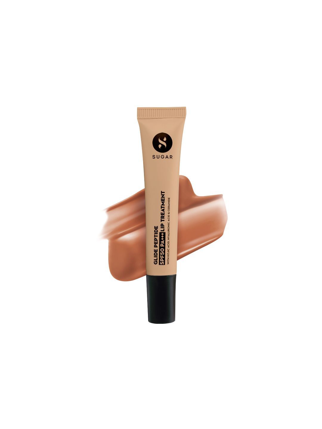 SUGAR Glide Peptide SPF50 PA+++ Lip Treatment With Kojic Acid - 10 ml - Caramel Crepe - 02-image-39