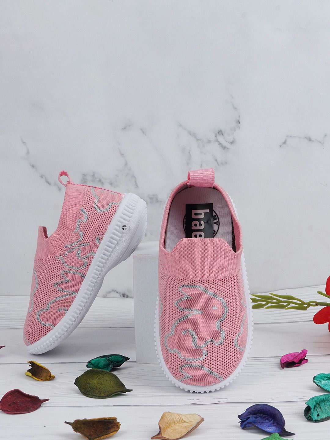 BAESD Unisex Kids Colourblocked Slip-On Sneakers-picture-24