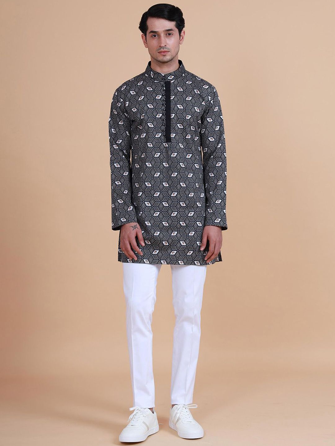 RR Blue Men Pathani Kurta-picture-26