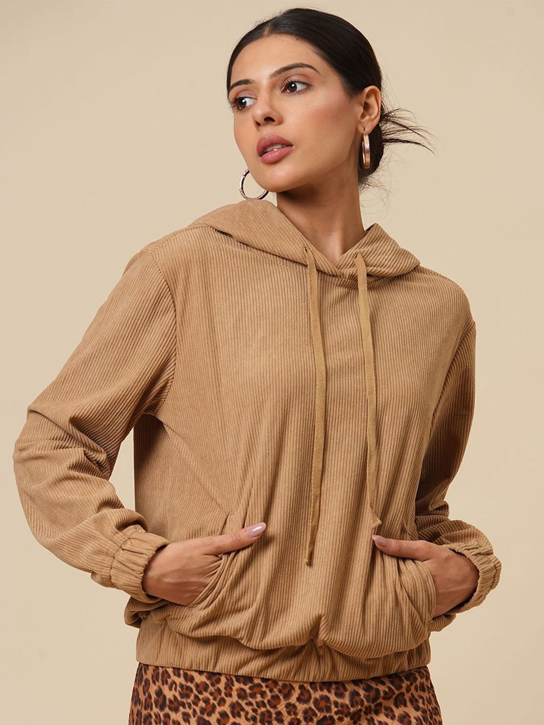 Chemistry Women Ribbed Hooded Sweatshirt-picture-58