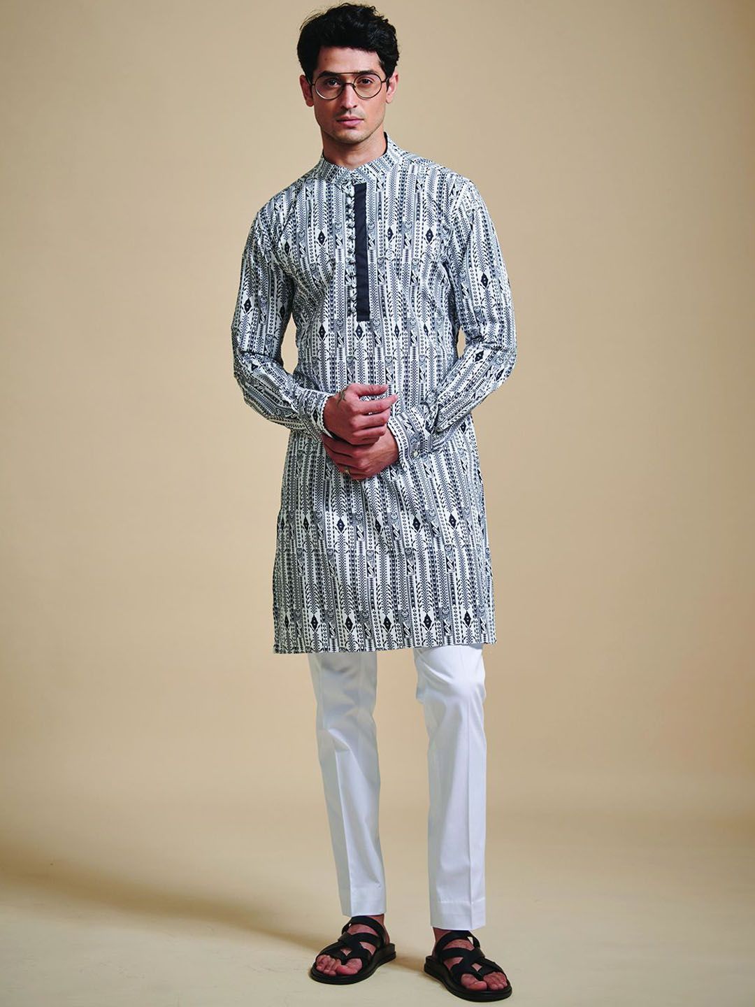 RR Blue Men Kurta-picture-50