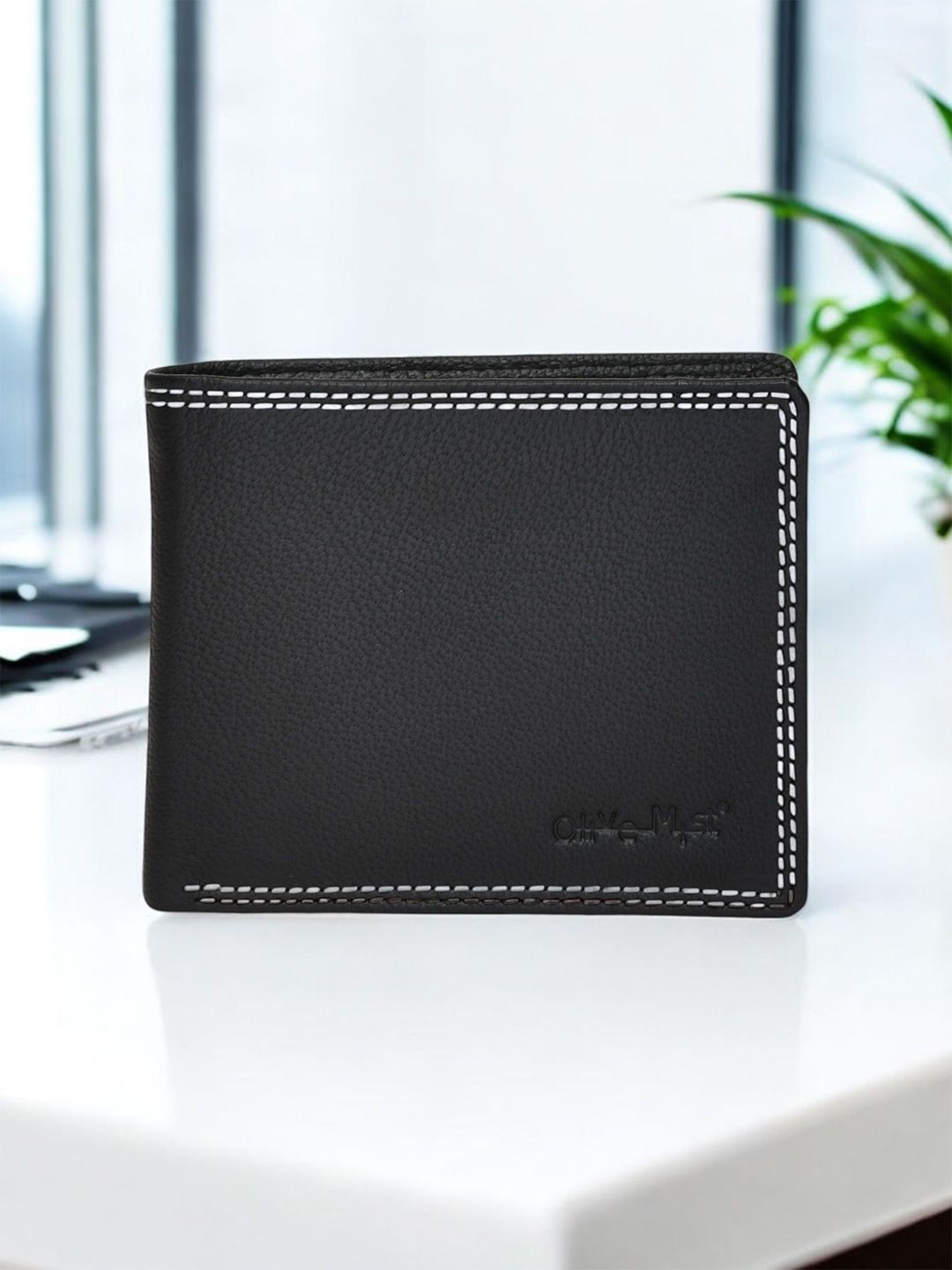 OLIVE MIST Men Leather Two Fold Wallet-picture-13