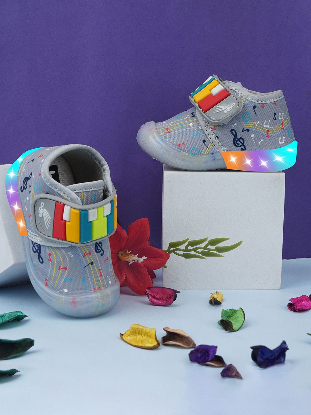 BAESD Kids Printed LED Lightweight Sneakers-picture-50