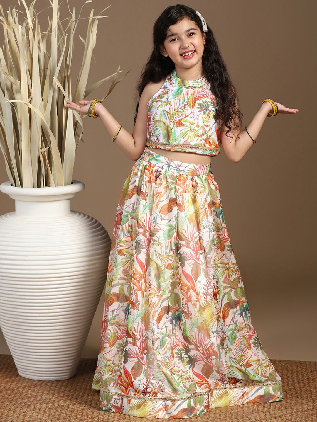 BAESD Girls Printed Ready to Wear Lehenga &-picture-34