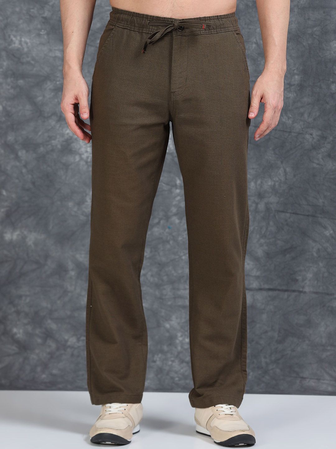 The Roadster Lifestyle Co Men Mid-Rise Relaxed Regular Fit Trouser-picture-11