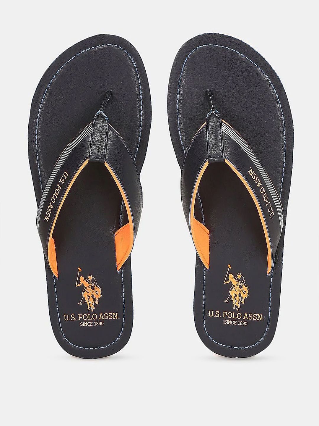 U.S. Polo Assn. Men Printed Thong Flip-Flops-picture-46