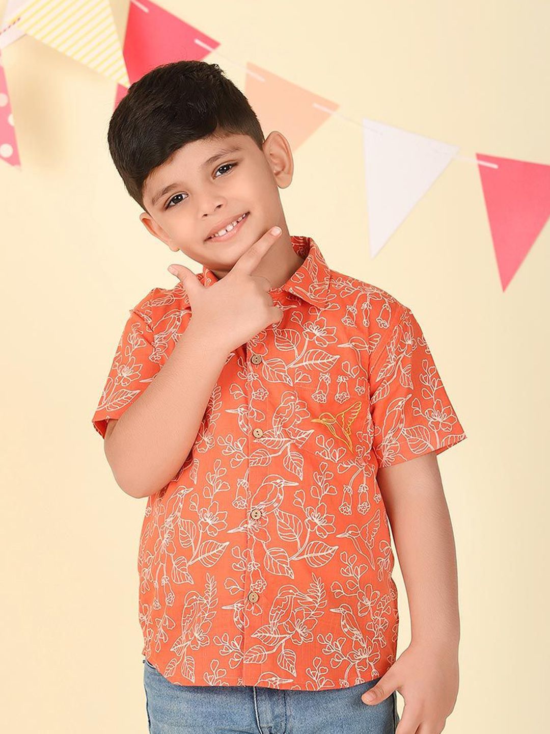 Fabindia Boys Opaque Printed Casual Shirt-picture-25