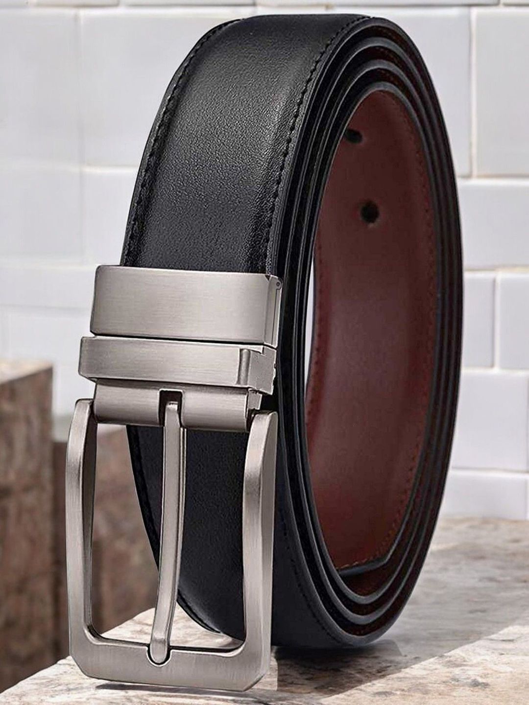 Metronaut Men PU Reversible Formal Belt-picture-26