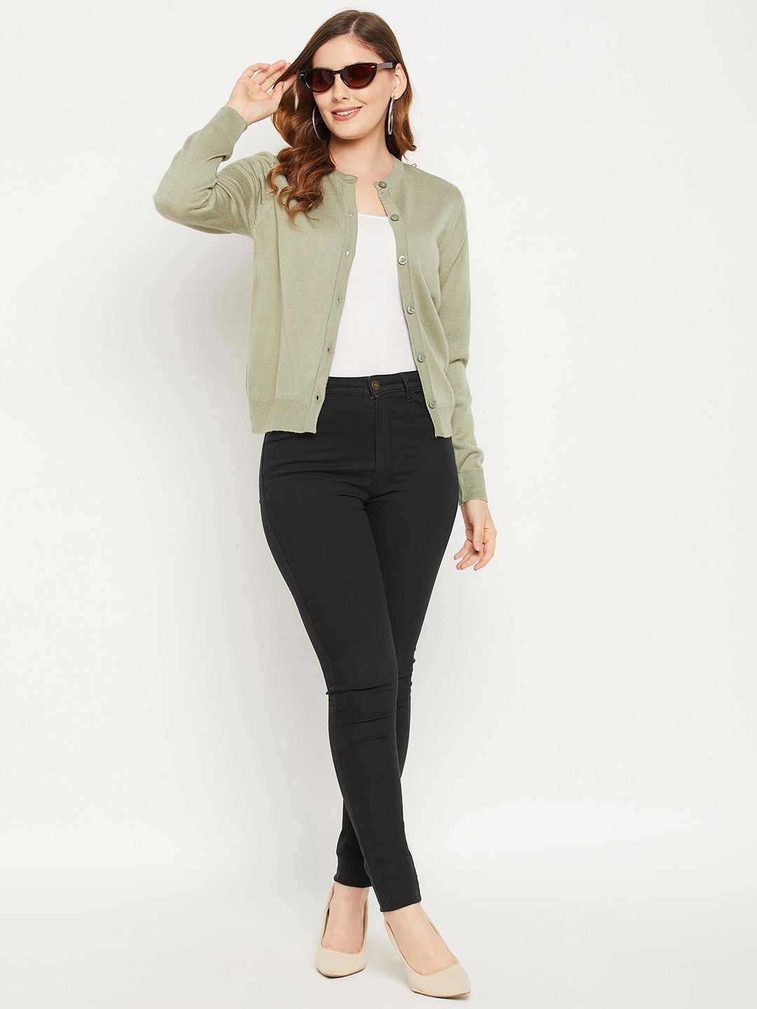 Zigo Women Woollen Cardigan Sweaters-picture-47