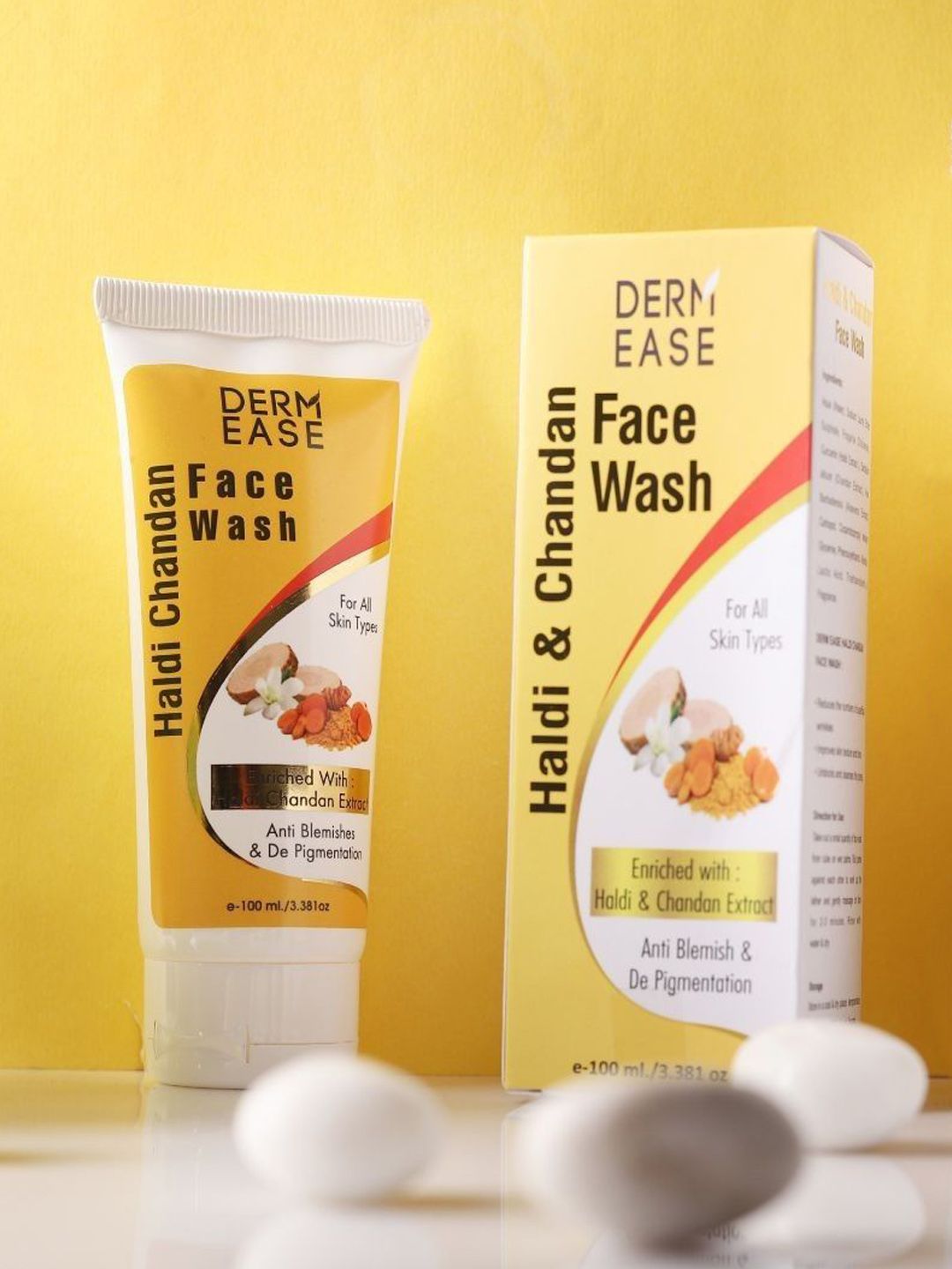 DERMEASE Haldi & Chandan Face Wash - 100 ml-picture-31