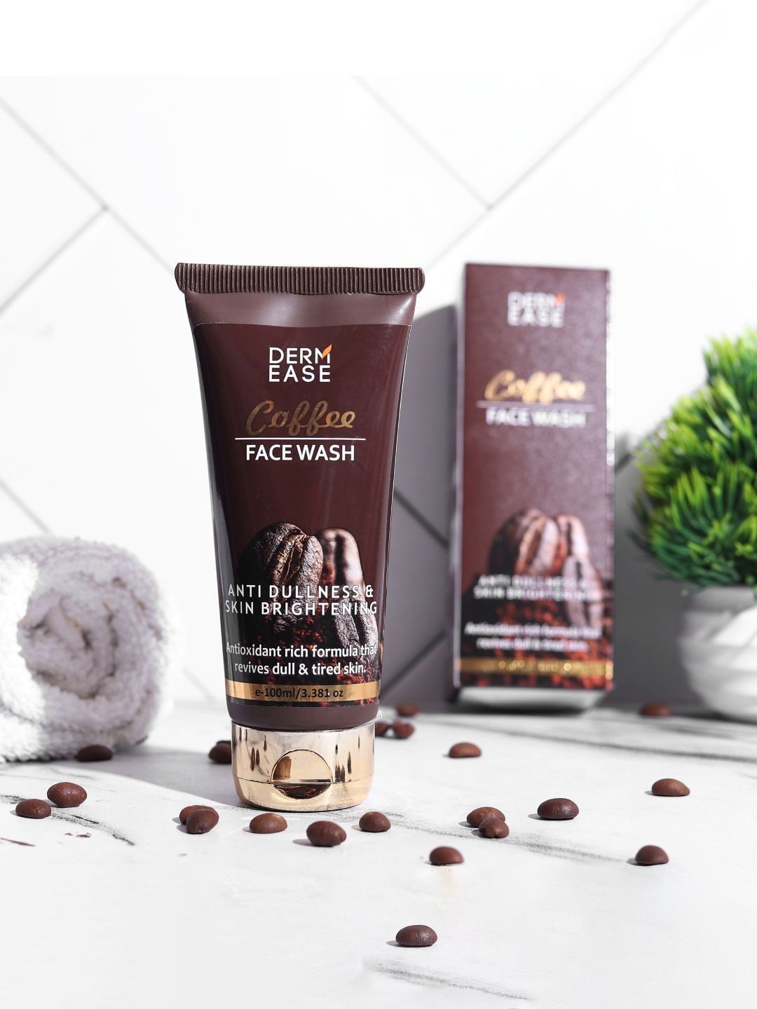 DERMEASE Coffee Face Wash with Coffee, Caffeine & White Water Lily - 100 ml-picture-45