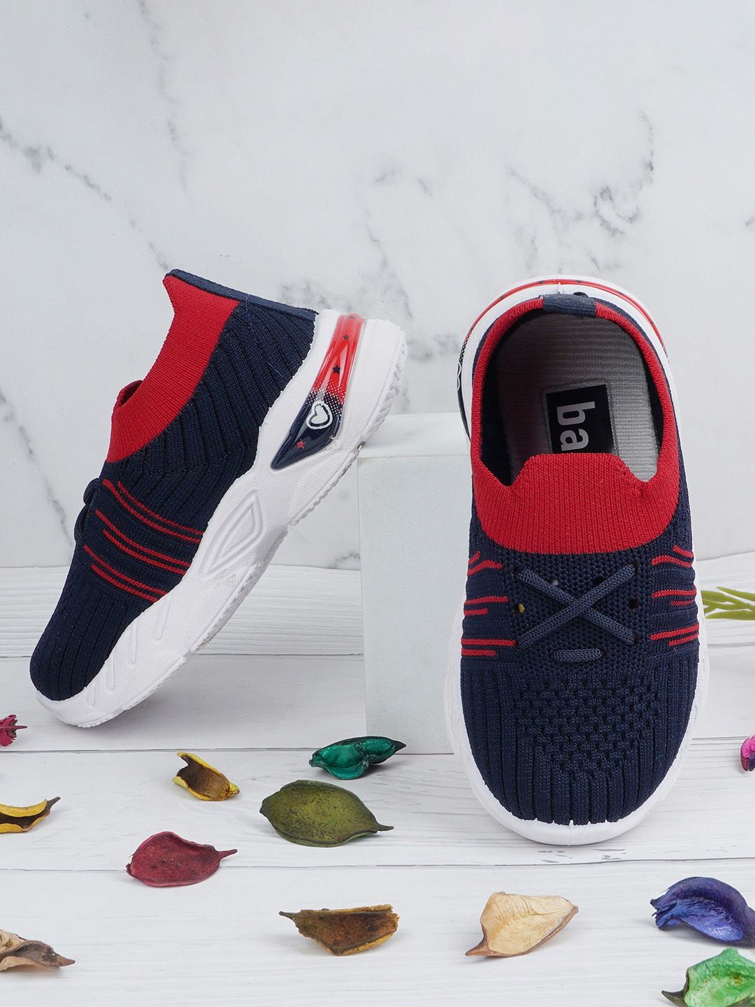 BAESD Unisex Kids Colourblocked Slip-On Sneakers-picture-47