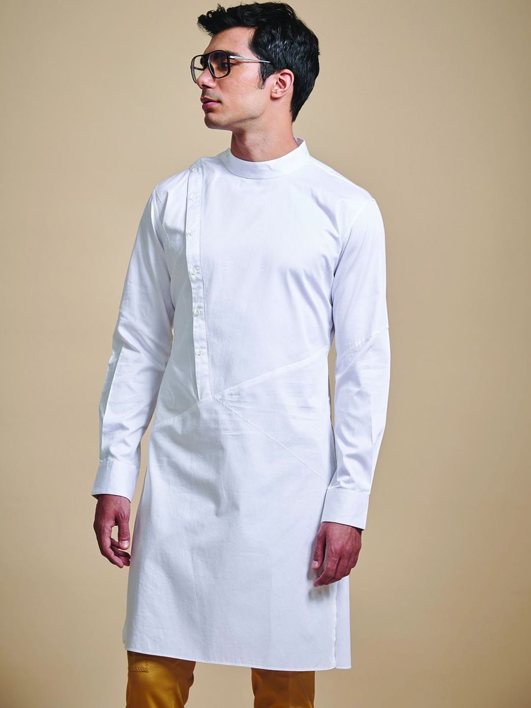 RR Blue Men Geometric Thread Work Pathani Kurta-picture-53