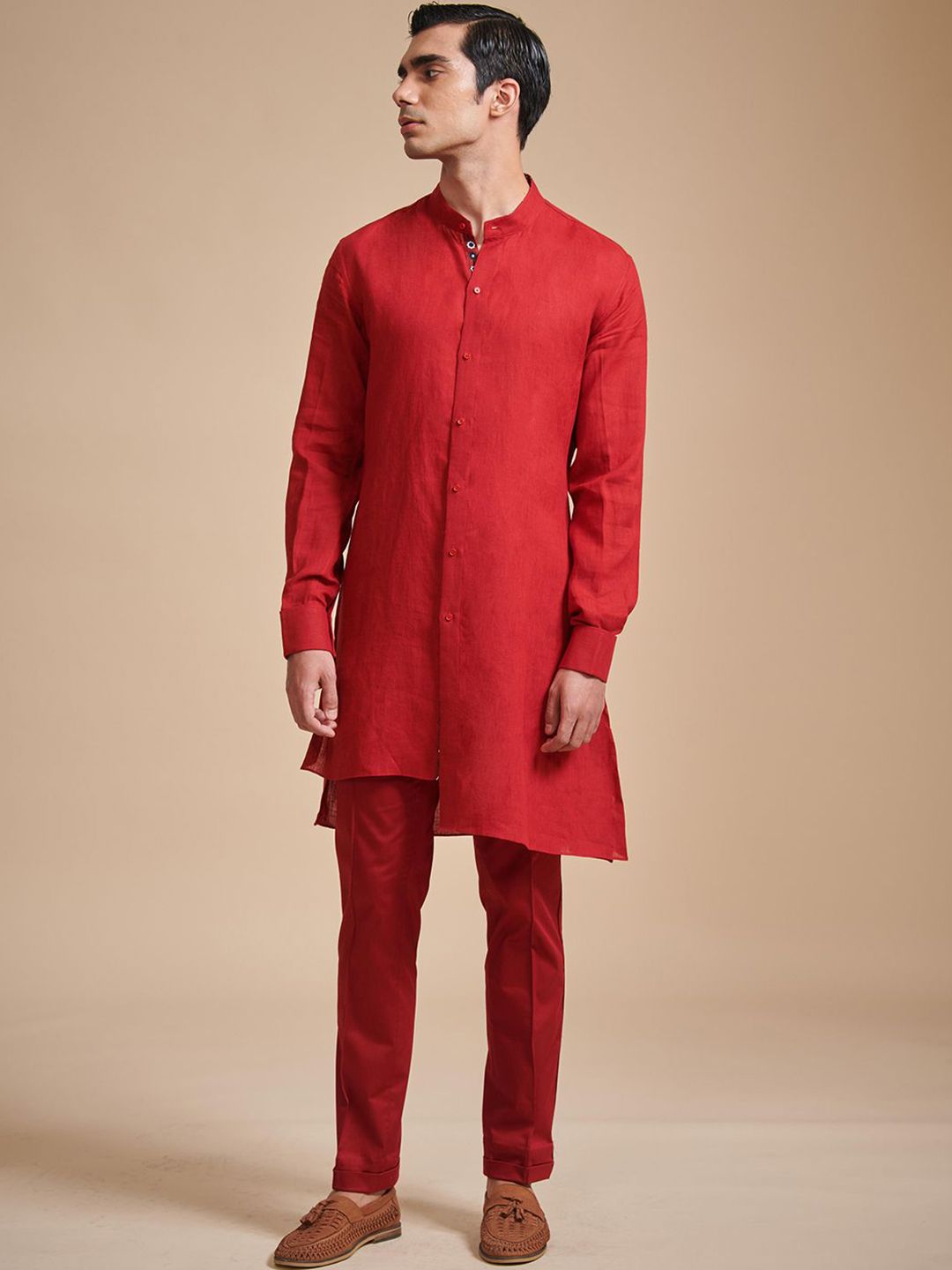 RR Blue Men Thread Work Kurta-picture-35
