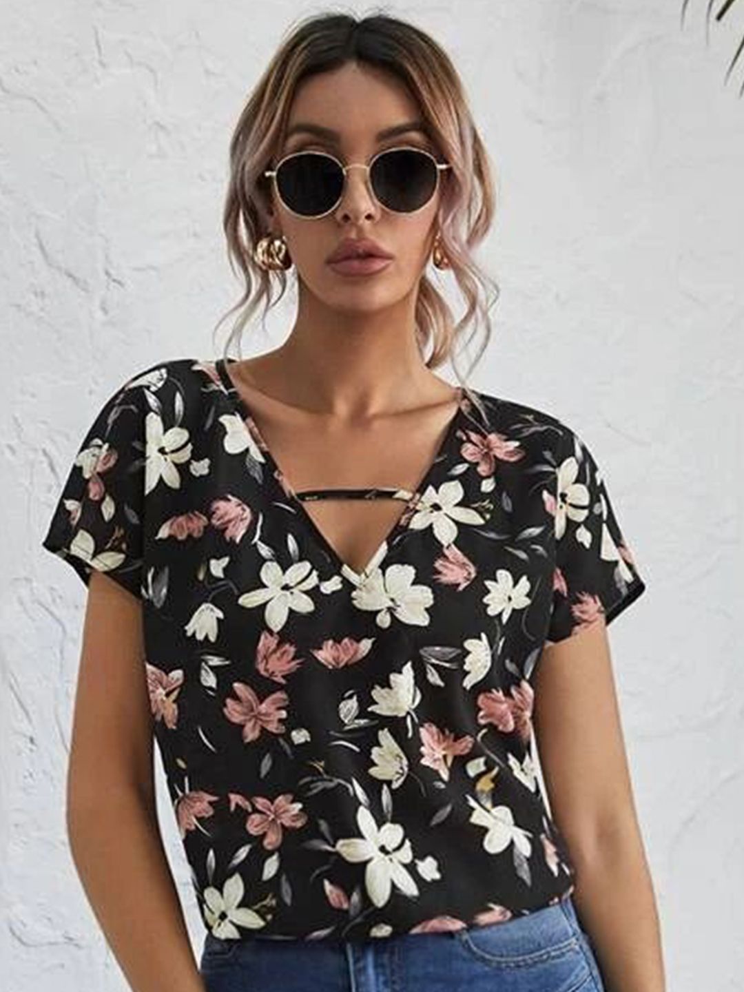 Stylecast X Slyck Floral Printed Blouson Top-picture-39