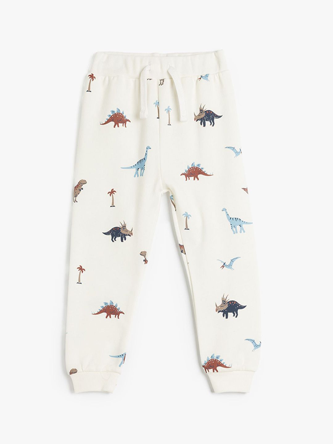 Koton Boys Dinosaur Printed Pure Cotton Regular Fit Joggers-picture-24