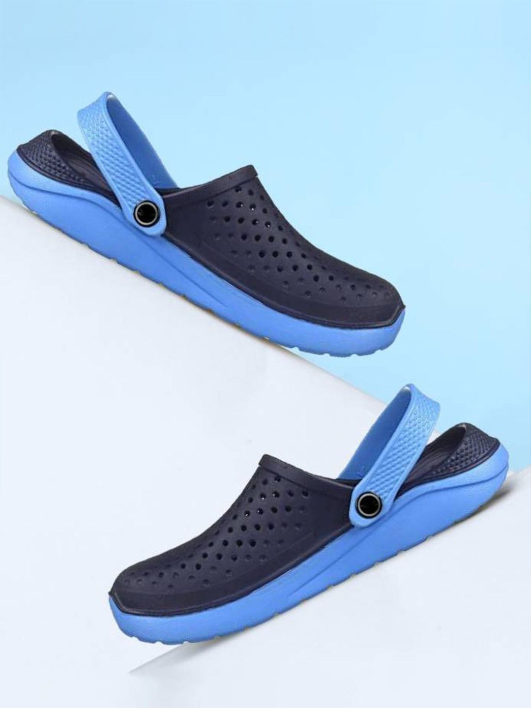 KAPYANSH Men Colourblocked Rubber Clogs-picture-30