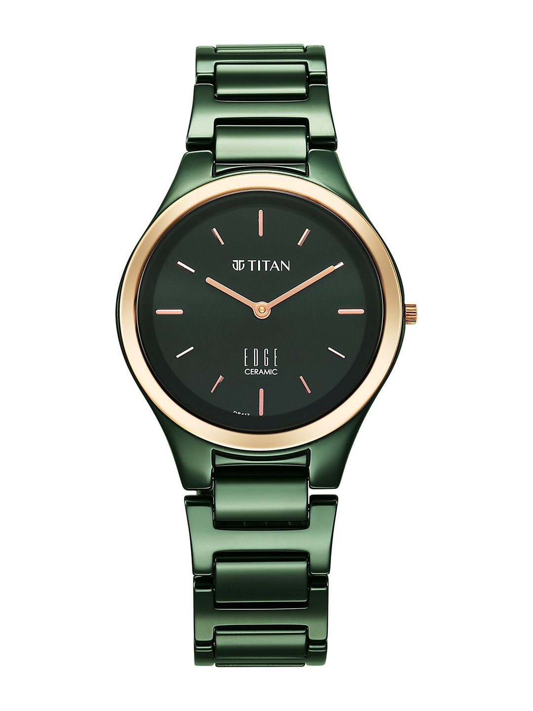 Titan Women Dial & Ceramic Bracelet Style Straps Analogue Watch 2653KC12-image-25