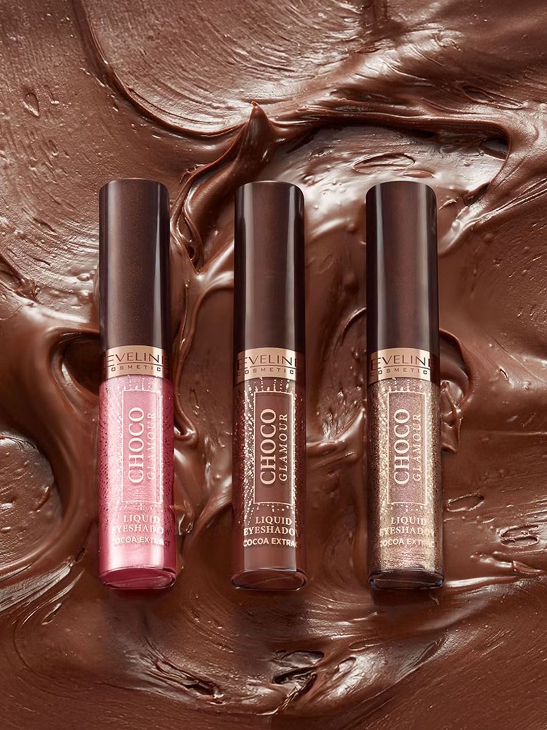 Eveline Cosmetics Choco Glamour Liquid Eyeshadow- 6.5 ml- Shade- 04-image-10