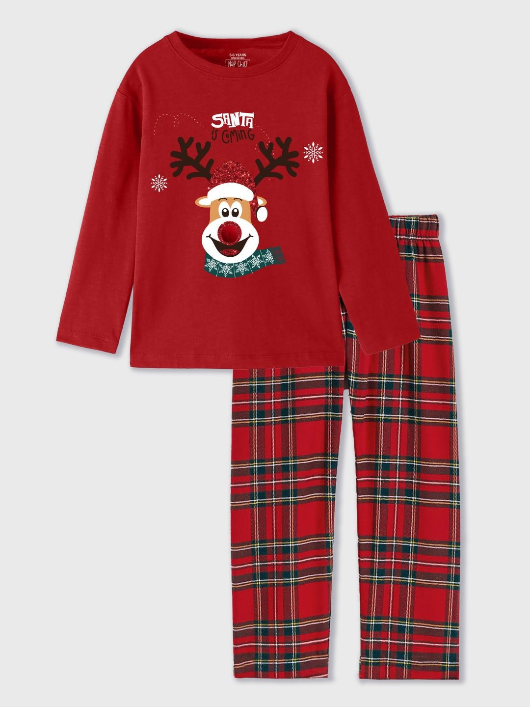 Nap Chief Unisex Kids Printed Night suit-picture-23