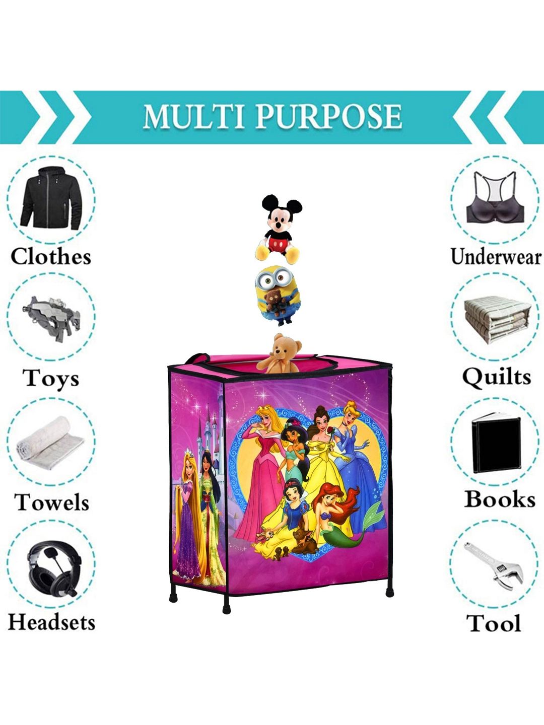 Rmerchants Printed Laundry Basket-picture-10