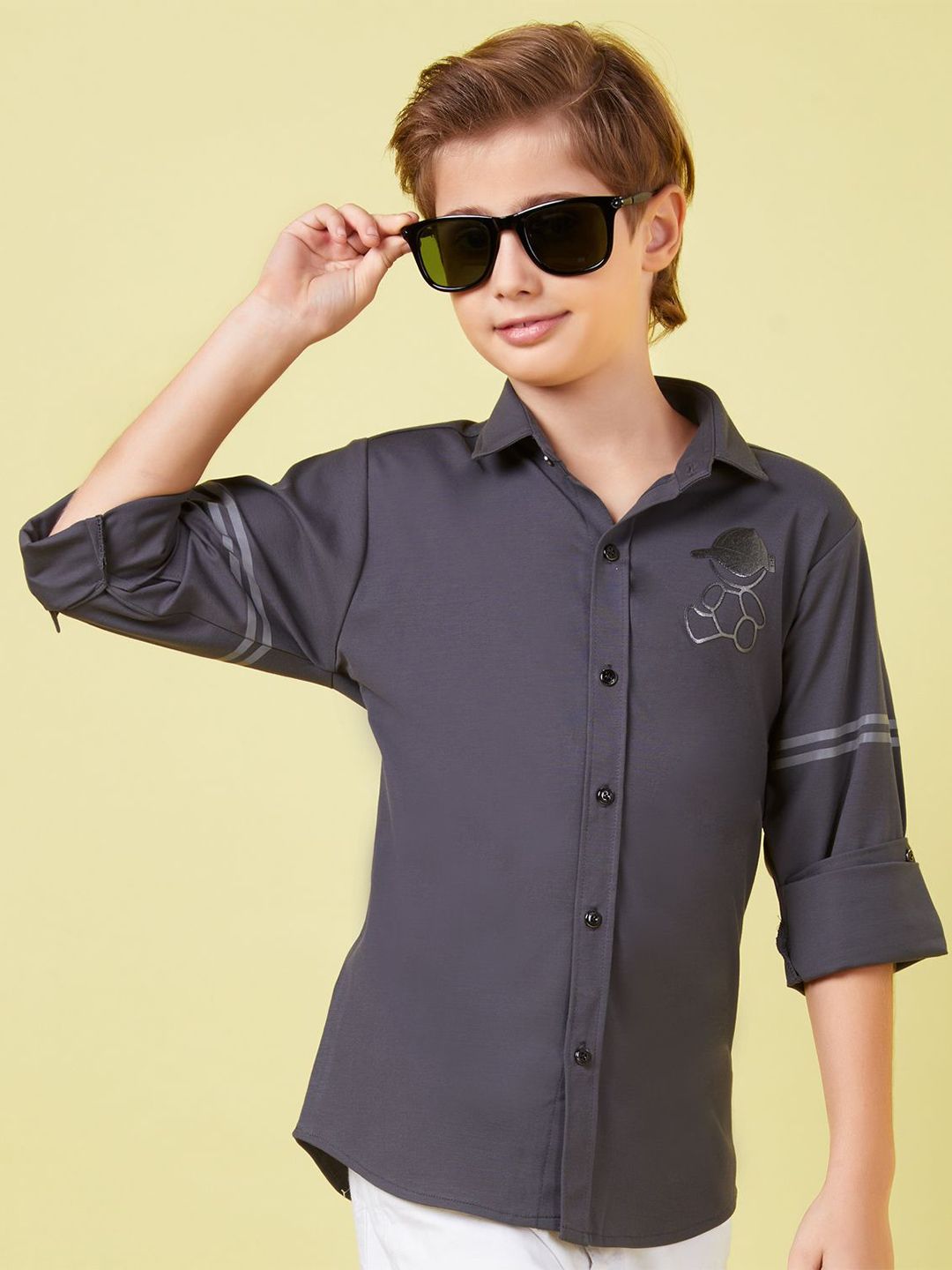 MashUp Boys Classic Opaque Casual Shirt-picture-30