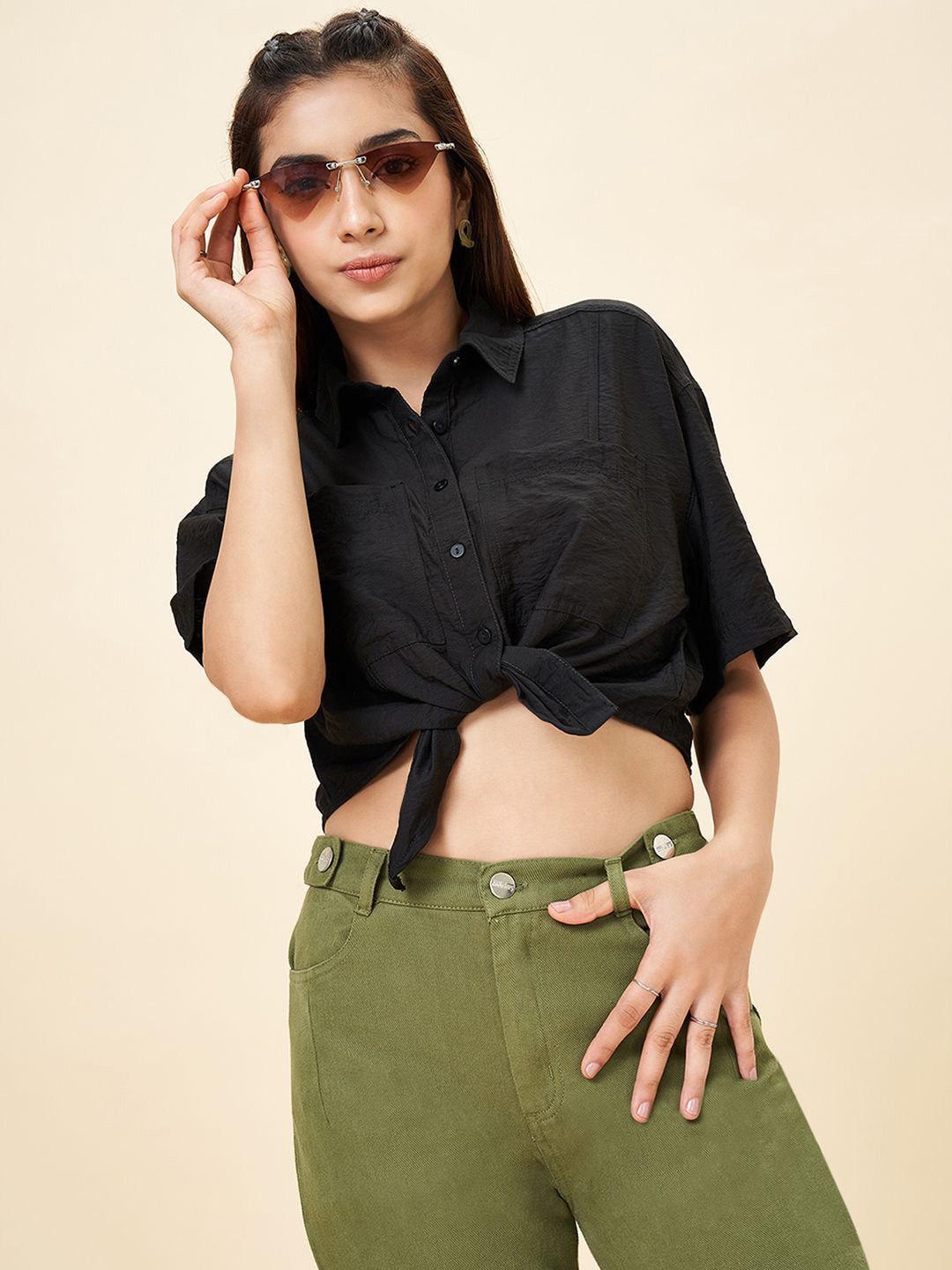 Coolsters by Pantaloons Women Shirt Collar short Top-picture-27