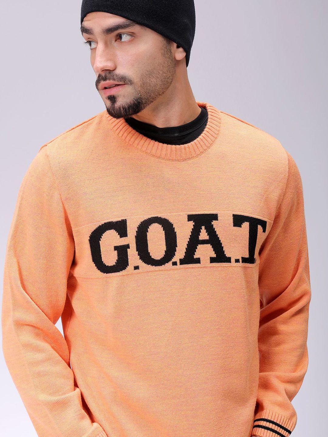 The Indian Garage Co Men Typography Printed Pullover-picture-34