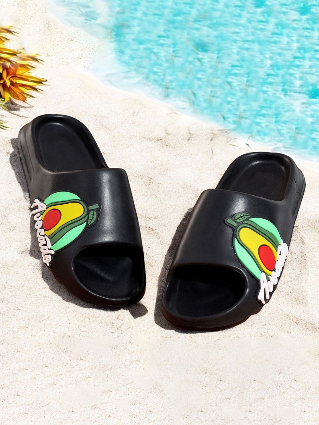 KAPYANSH Men Printed Rubber Sliders-picture-12