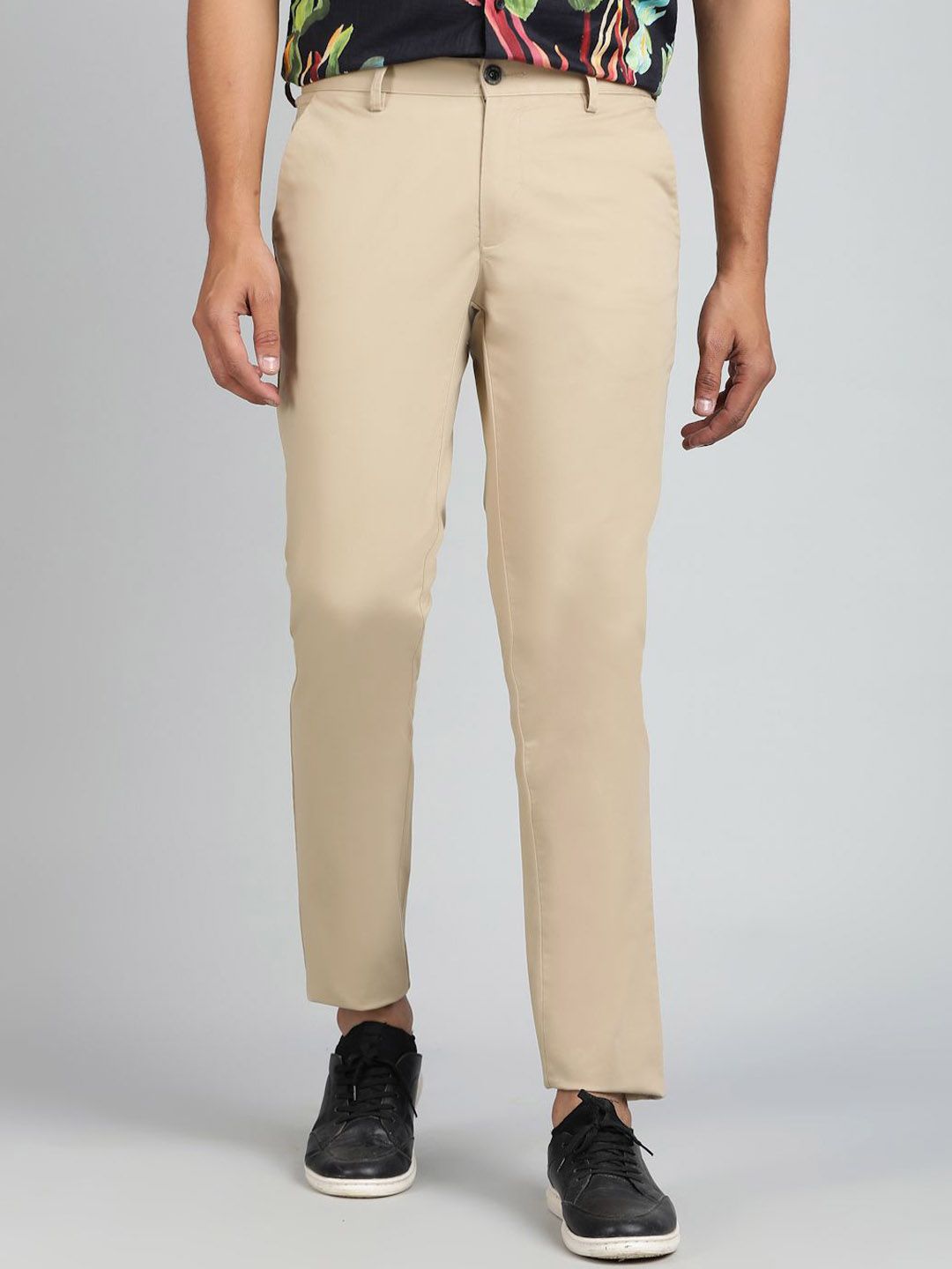 JADE BLUE Men Slim Fit Trousers-picture-47