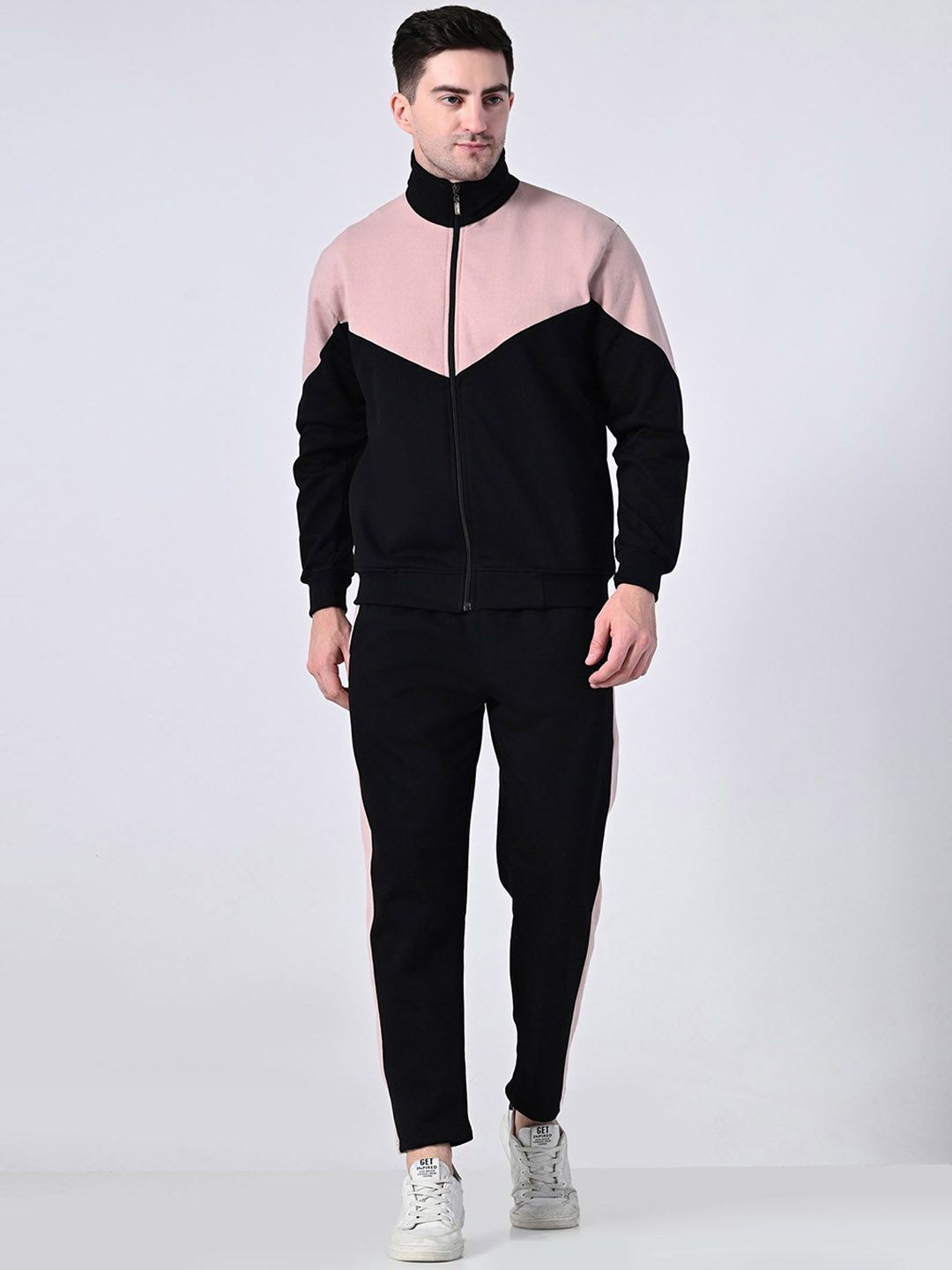 BAESD Men Mock Collar Tracksuit-picture-26