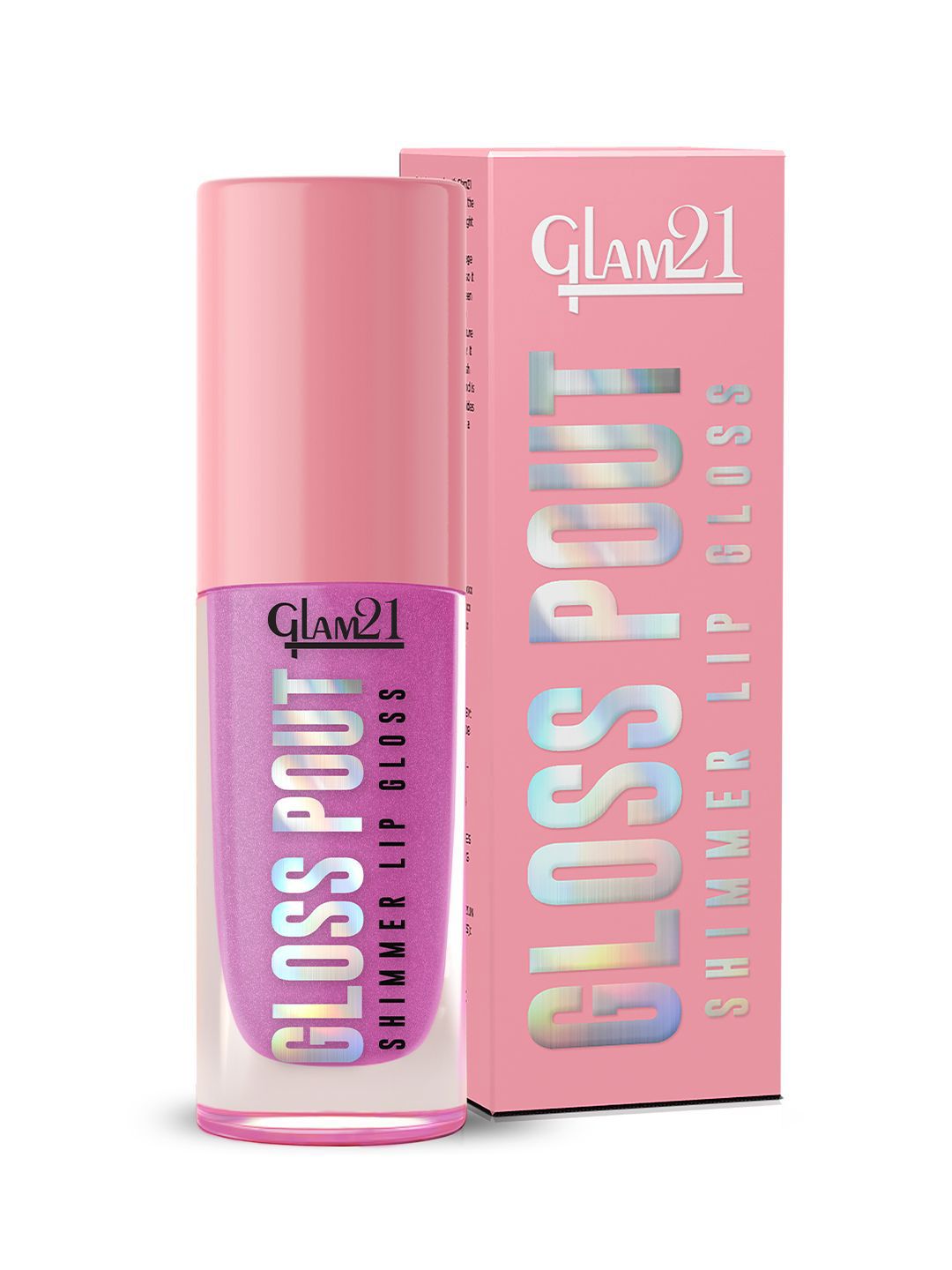 GLAM21 Gloss Pout Shimmer Non Sticky Lip Gloss- 7 g- Pink Seduction 04-image-7