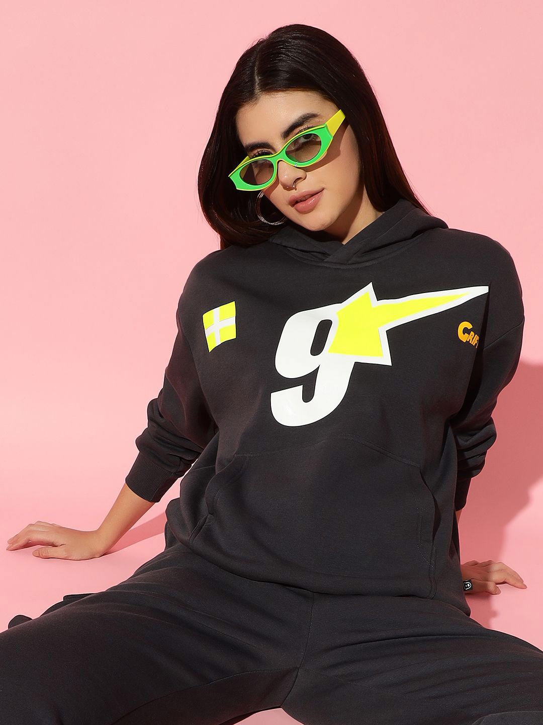 GRIFFEL Women Graphic Printed Sweatshirt-picture-16