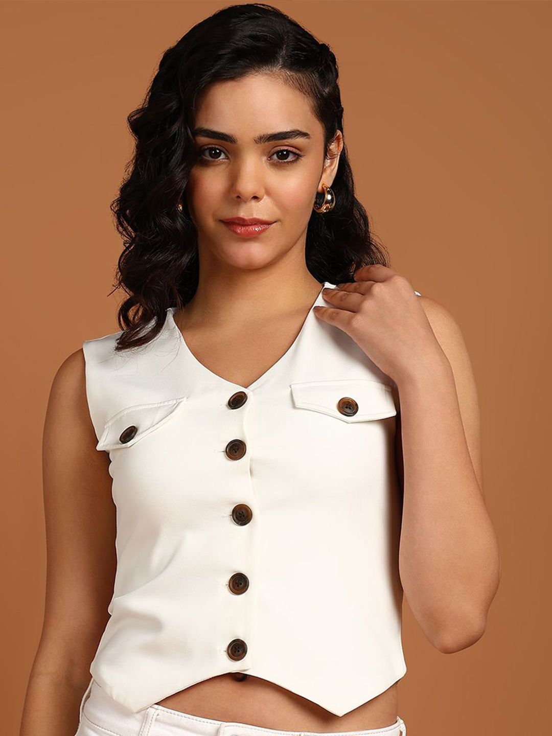 SAFFE Women Fitted Tank Crop Top-picture-23