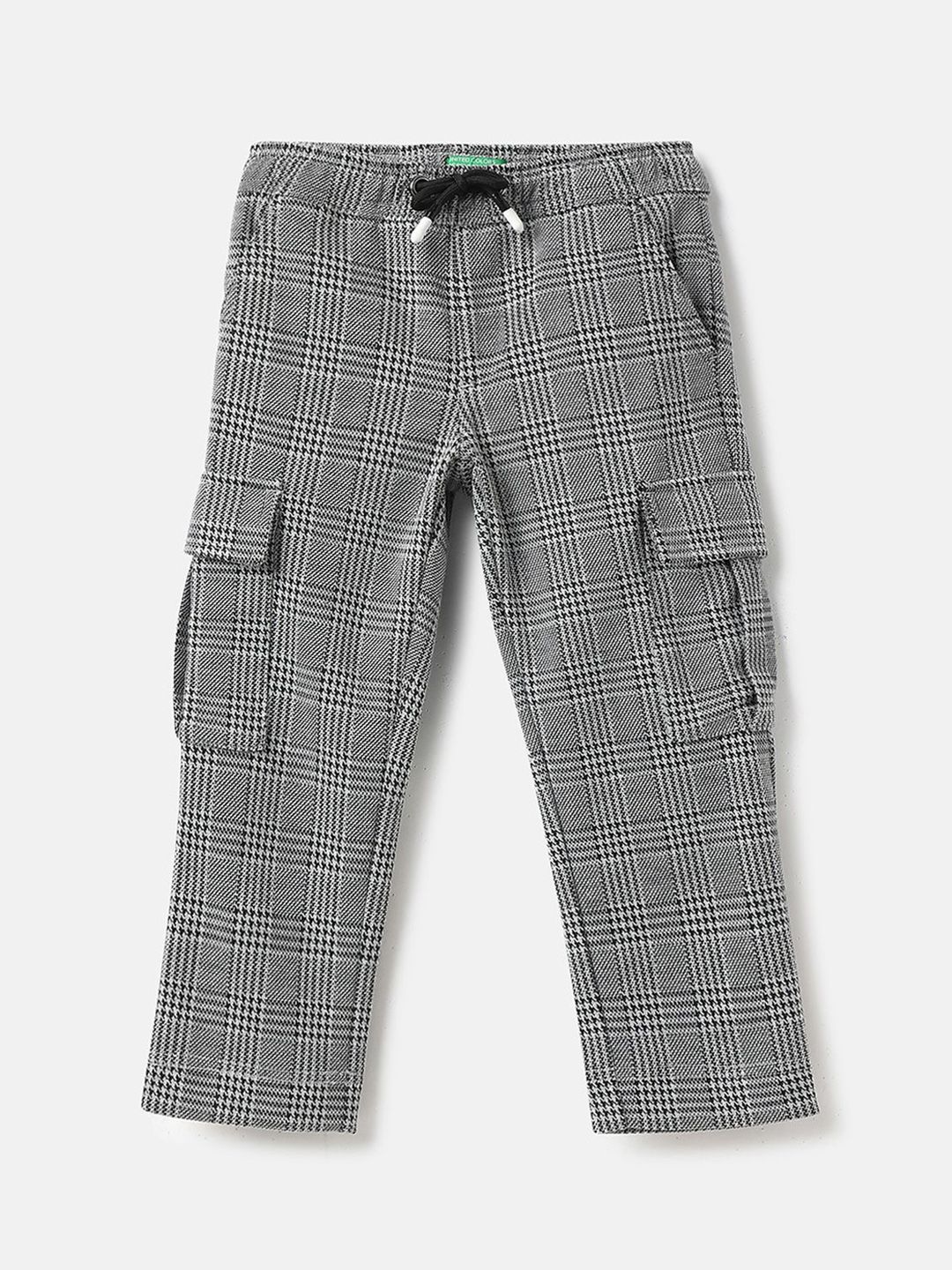 United Colors of Benetton Boys Checked Trousers-picture-16