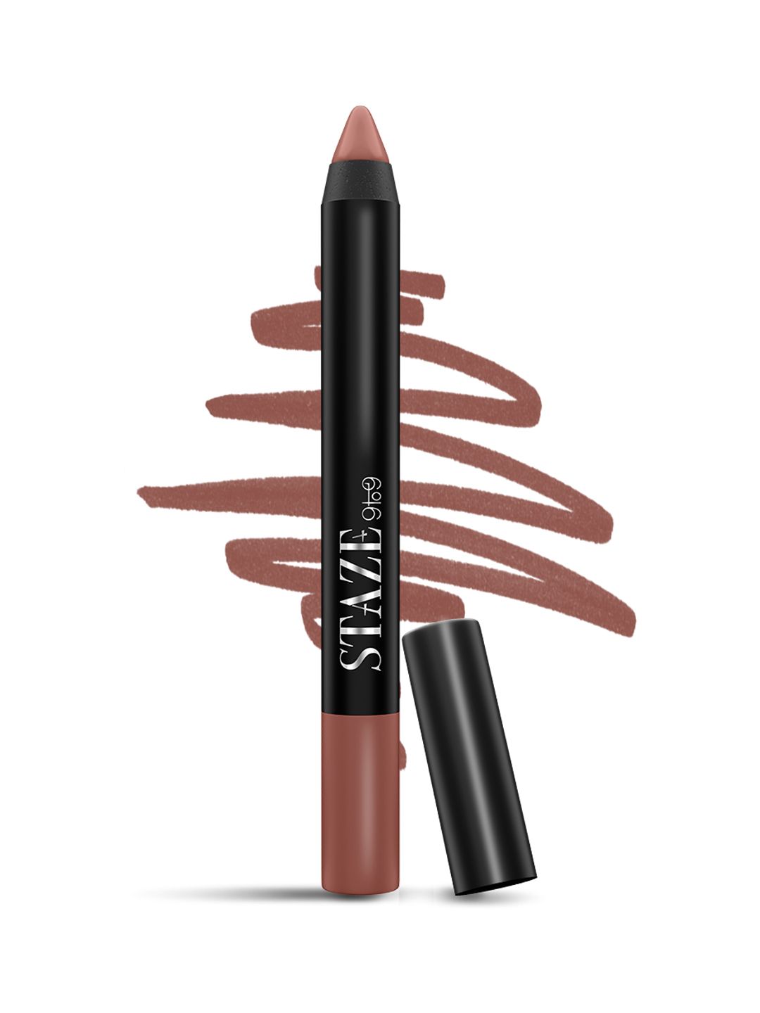 STAZE Pout On Matte Finish Smudgeproof Lip Crayon with Jojoba Oil - Cocoa Loco 05-image-26