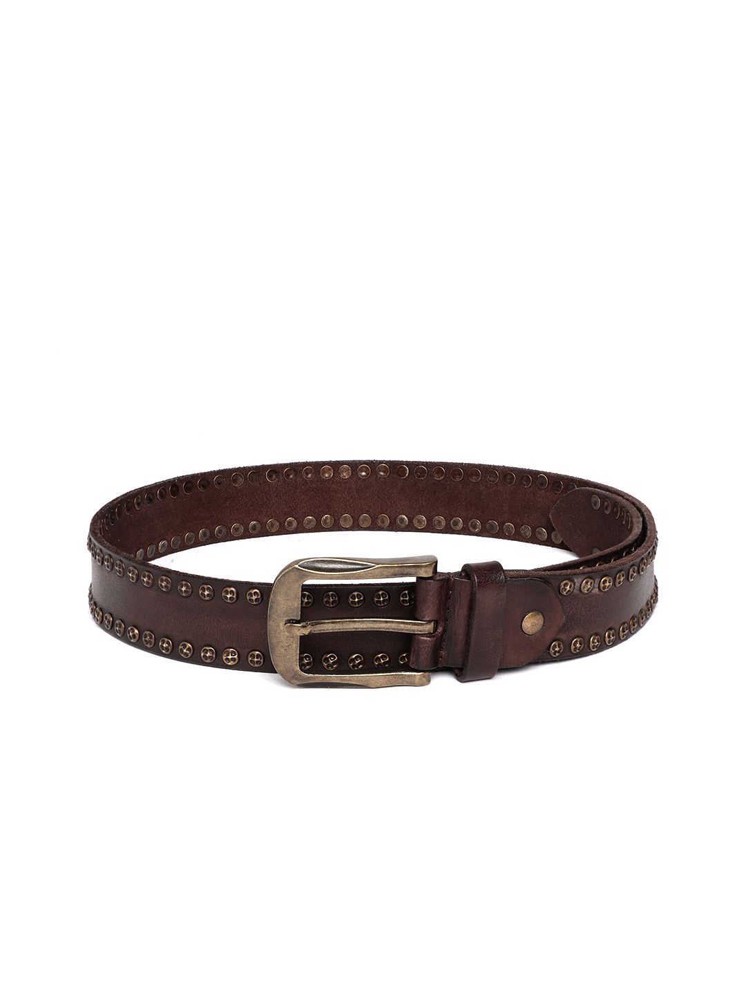 ART N VINTAGE Men Embellished Leather Belt-picture-34