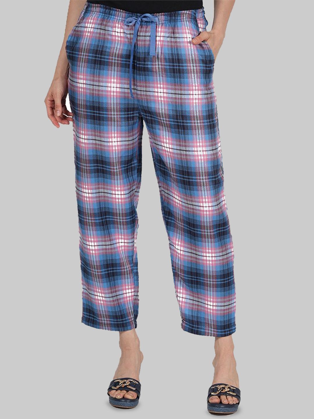 Style Shoes Women Checked Trousers-picture-26