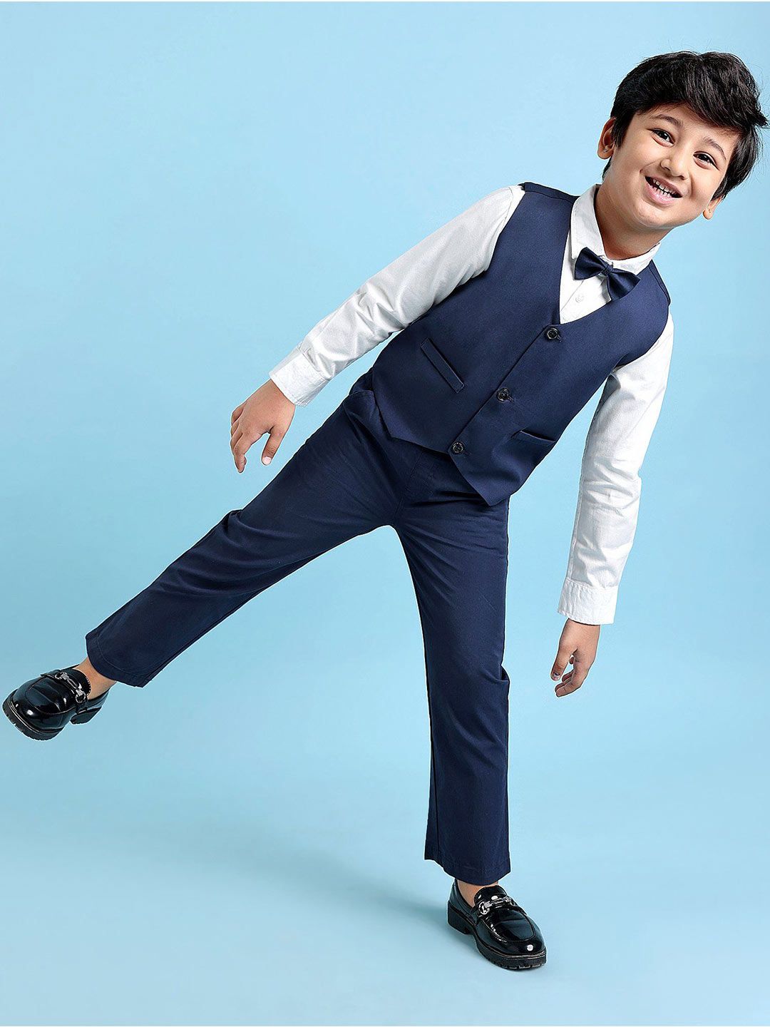 Mark & Mia Boys Blue 4-Piece Suit-picture-39
