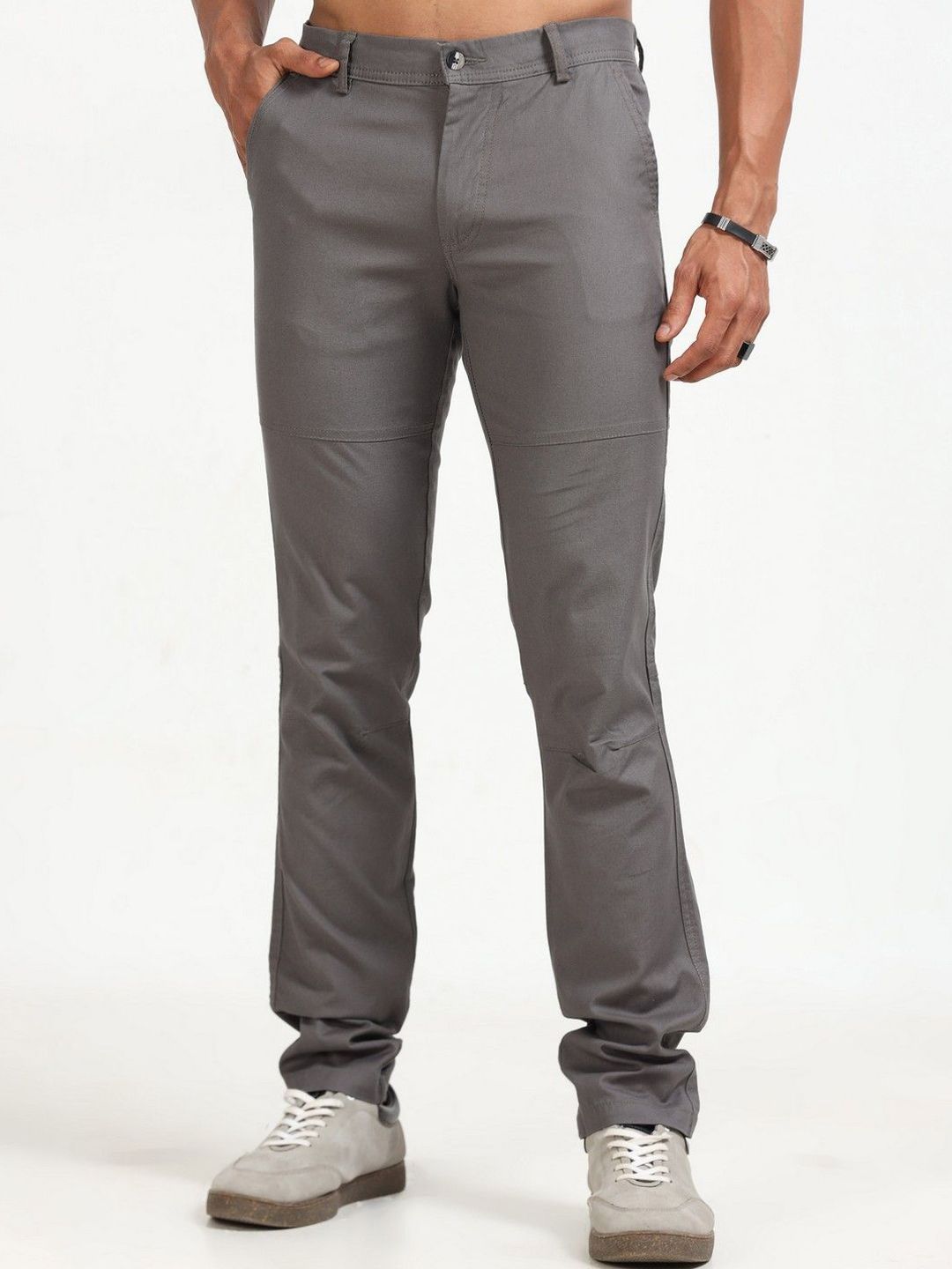 NEVER NEUD Men Relaxed Cargos Trousers-picture-41