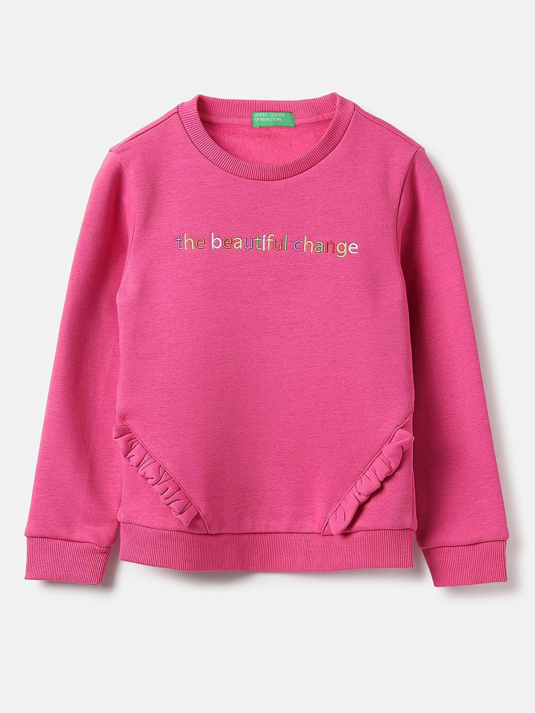 United Colors of Benetton Girls Embroidered Sweatshirt-picture-38
