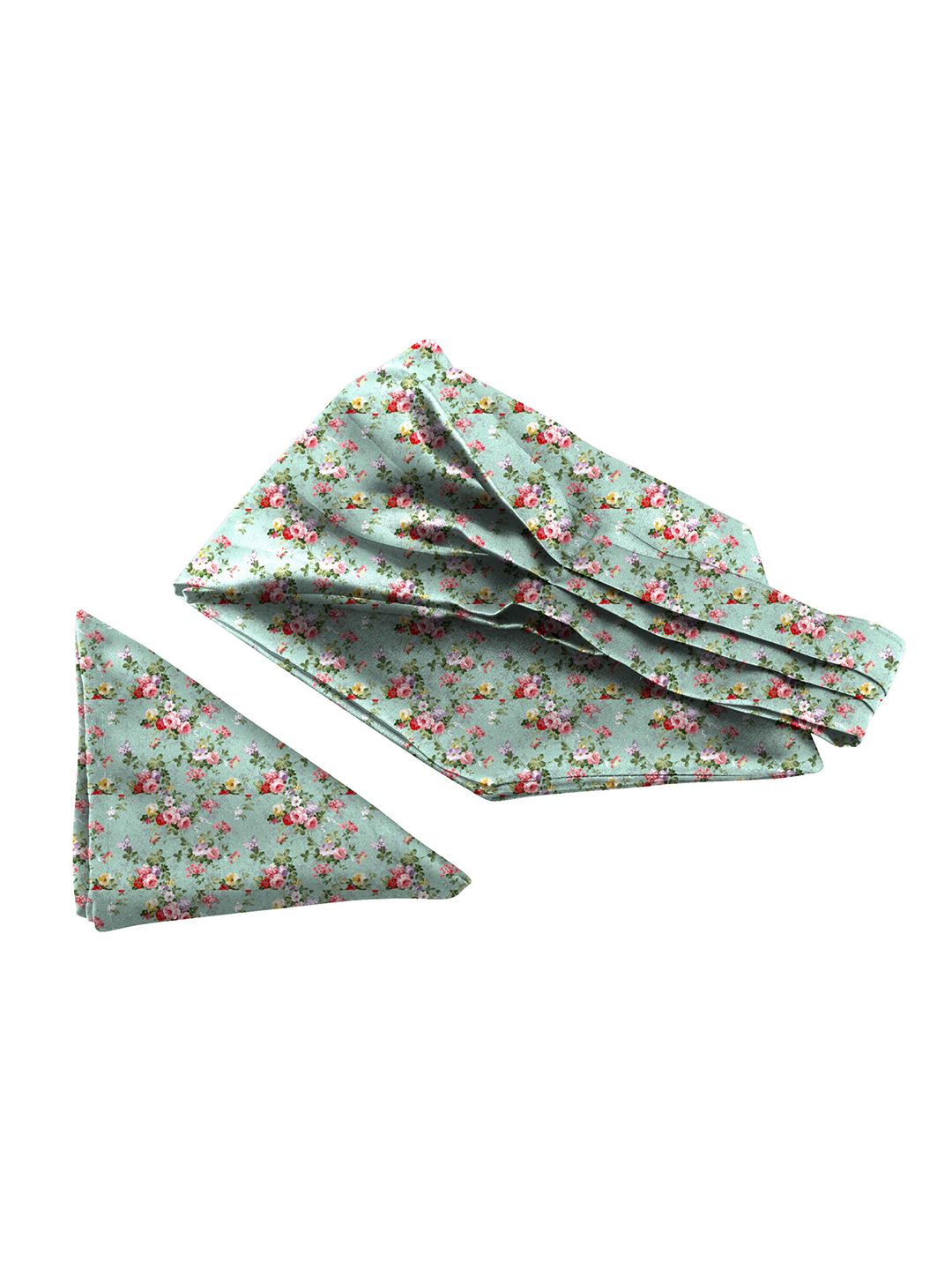 Blacksmith Printed Ascot Tie & Matching Pocket Square Accessory Gift Set-picture-34