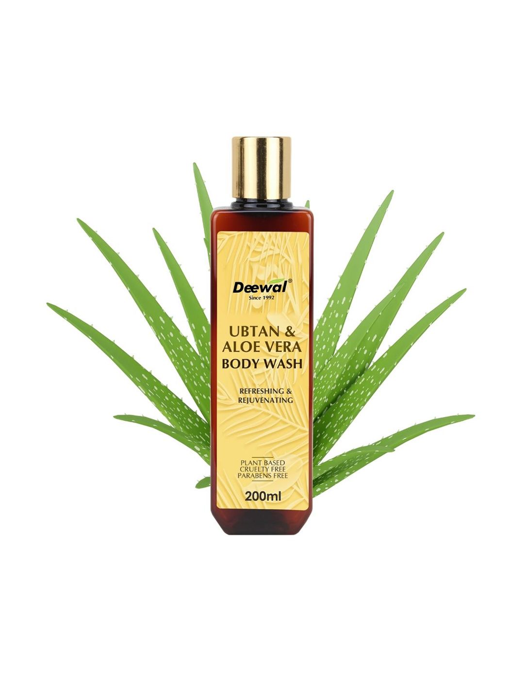 DEEWAL Ubtan & Aloe Body Wash For Radiant Skin- 200 ml-picture-16