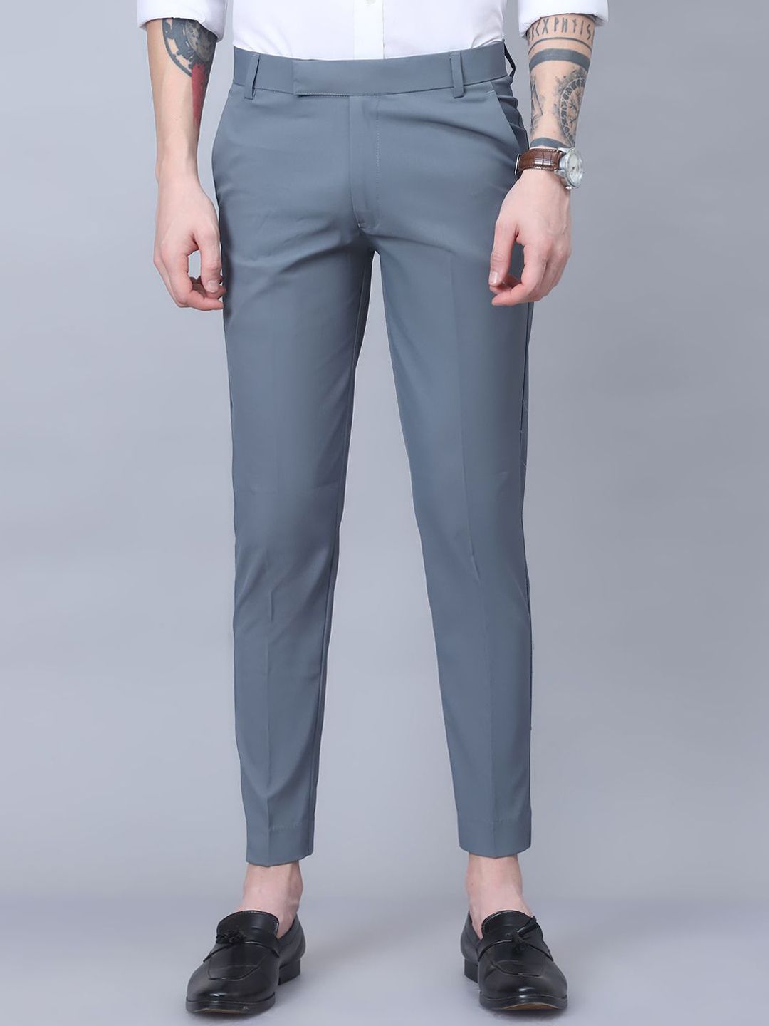 Tanip Men Easy Wash Trousers-image-22