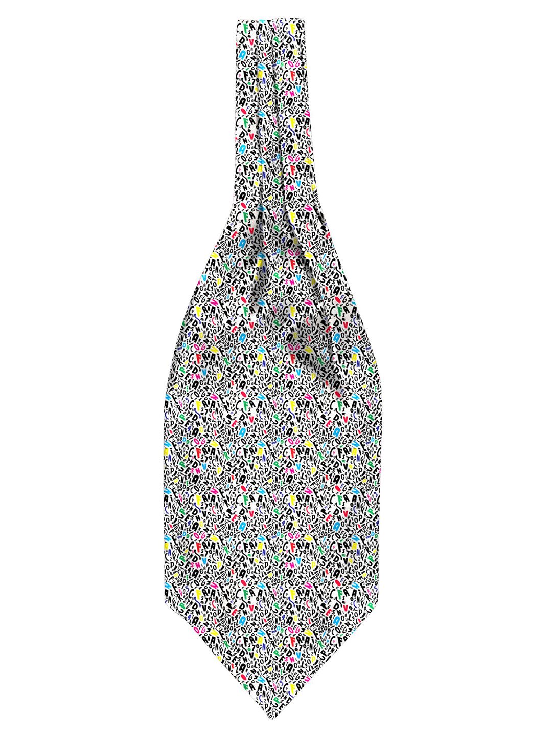 Blacksmith Printed Ascot Tie & Matching Pocket Square Accessory Gift Set-picture-19